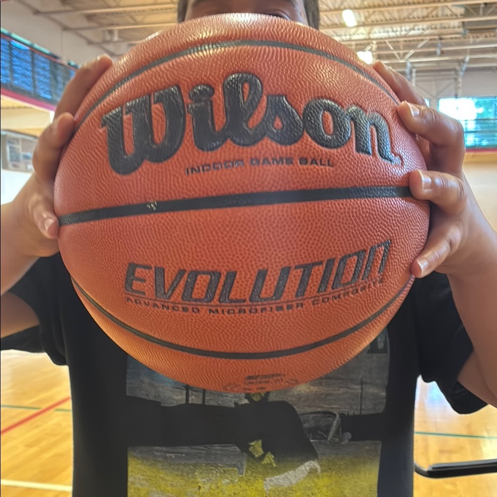 Wilson Evolution Indoor Game Ball - Classic Orange